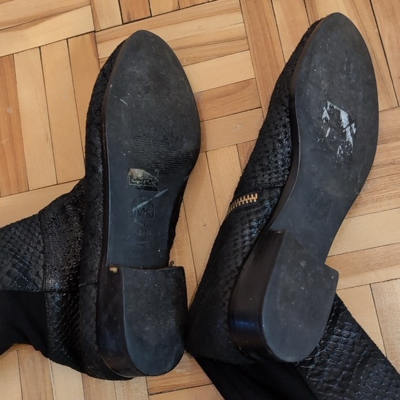 Michael Kors Bromley over the knee zip leather size 65M - Picture 5 of 10